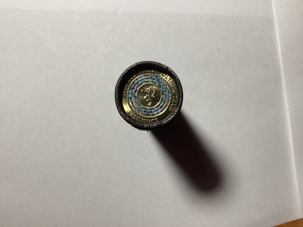 2020 $2 25 Coin Cotton and Co Certified Uncirculated Roll. Olympics. Resilience.