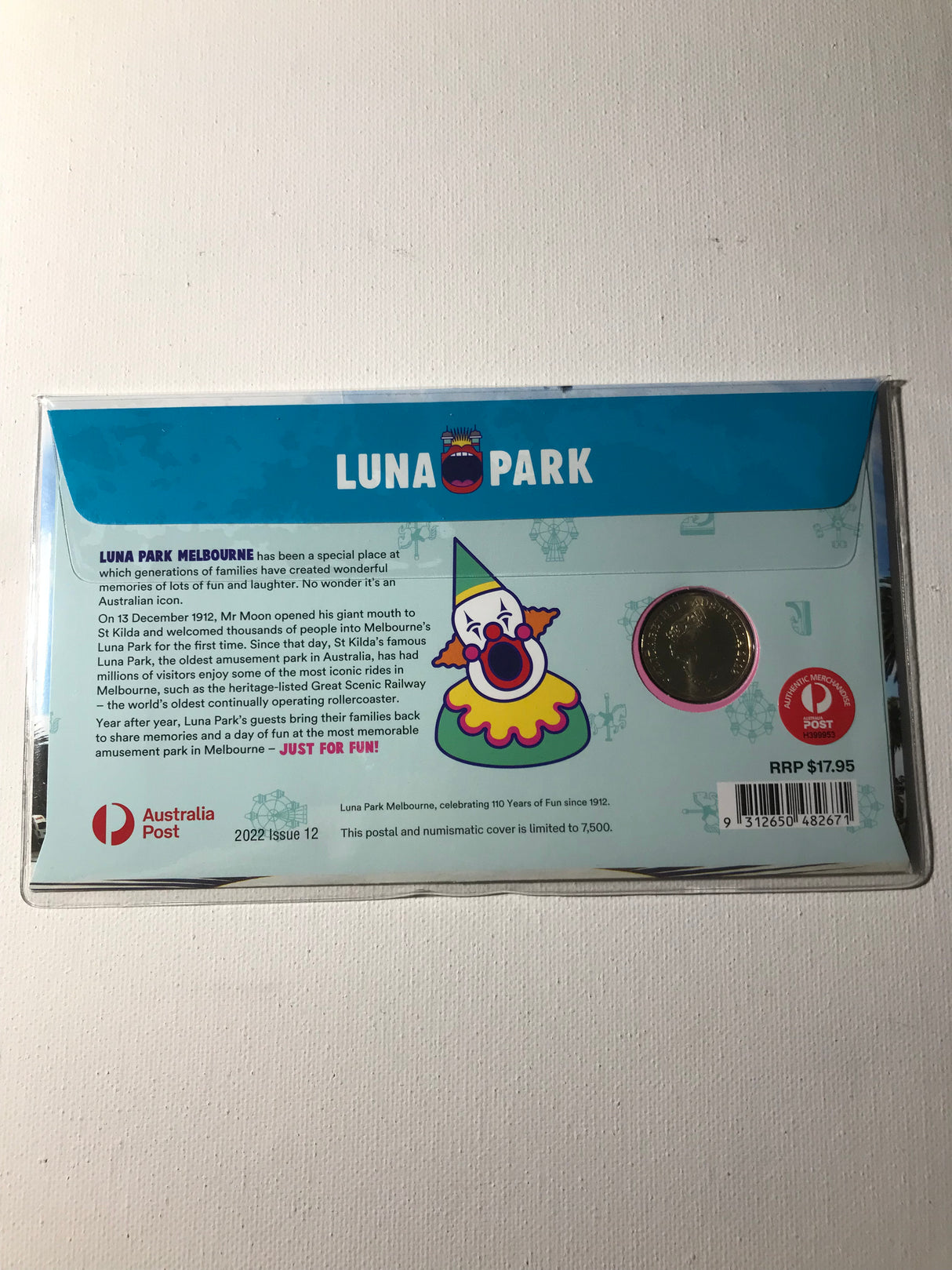 2022 $1 PNC Luna Park Melbourne
