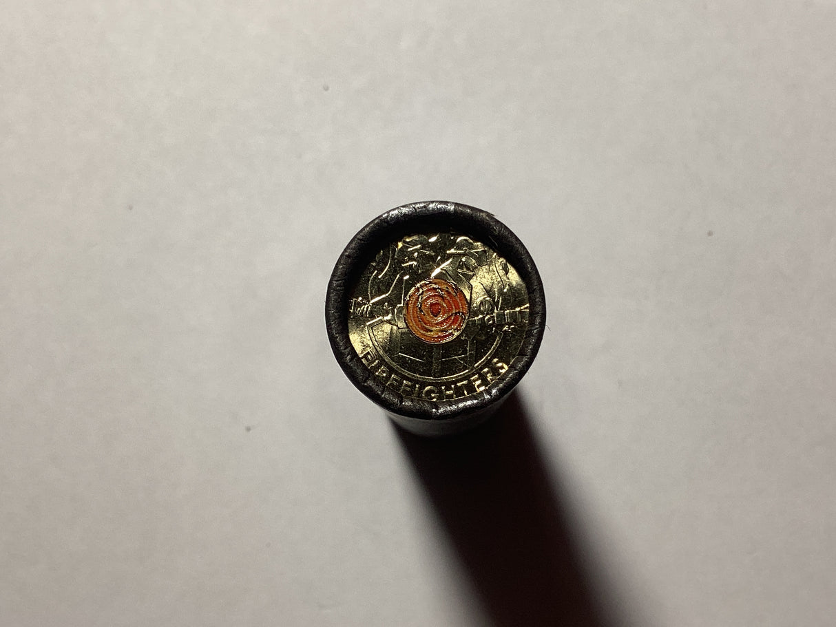 2020 $2 25 Coin Cotton and Co Certified Uncirculated Roll. Firefighters.