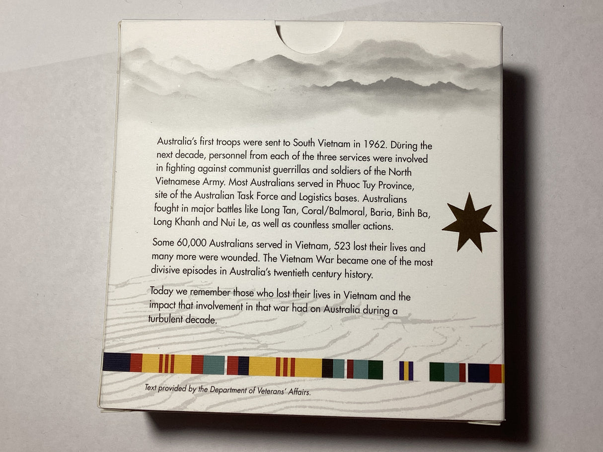 2023 $2 Vietnam War ‘C’ Mintmark Silver Proof Coin.