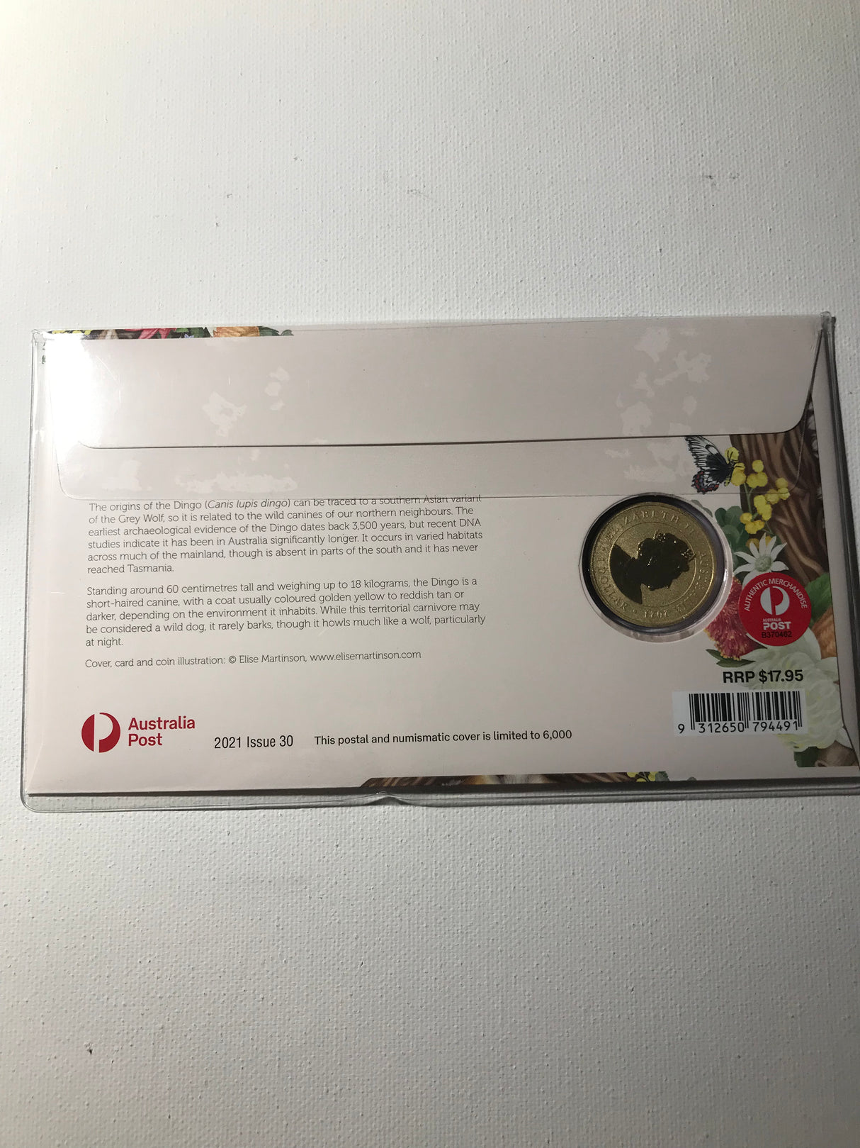 2021 $1 PNC Dreaming Down Under. Dingo