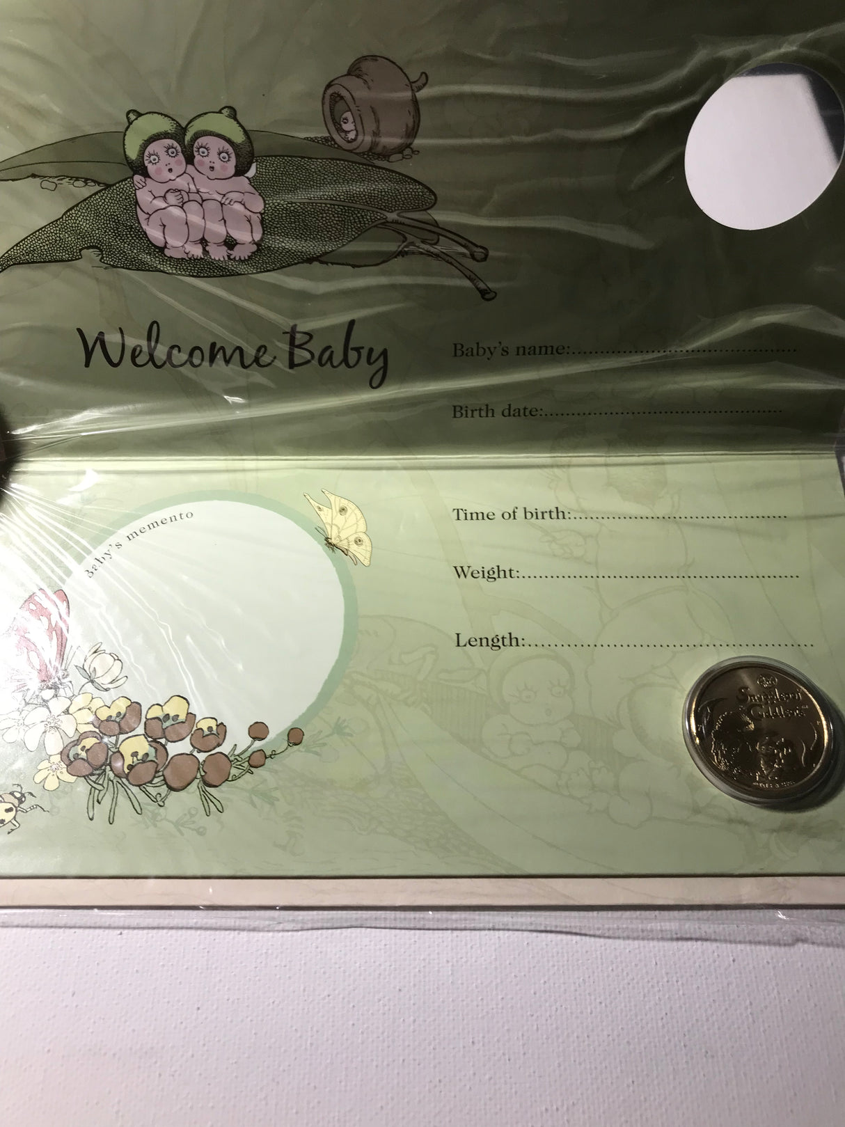 2015 $1 PNC Snugglepot and Cuddlepie. Baby Keepsake