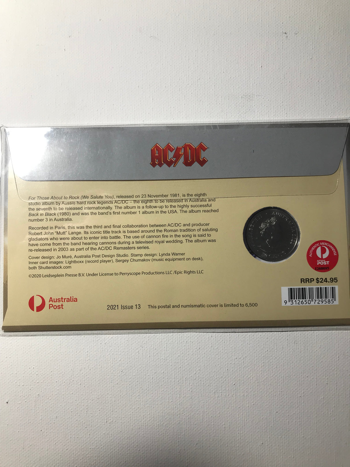 2021 20c PNC AC/DC For Those About To Rock