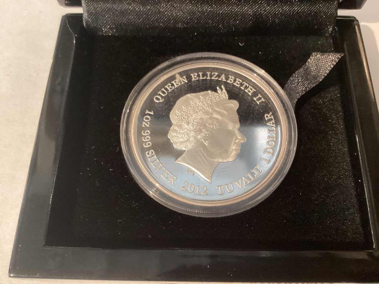 2012 1oz Silver Proof Coin. Endangered Species. Tasmania Wedge-Tailed Eagle.