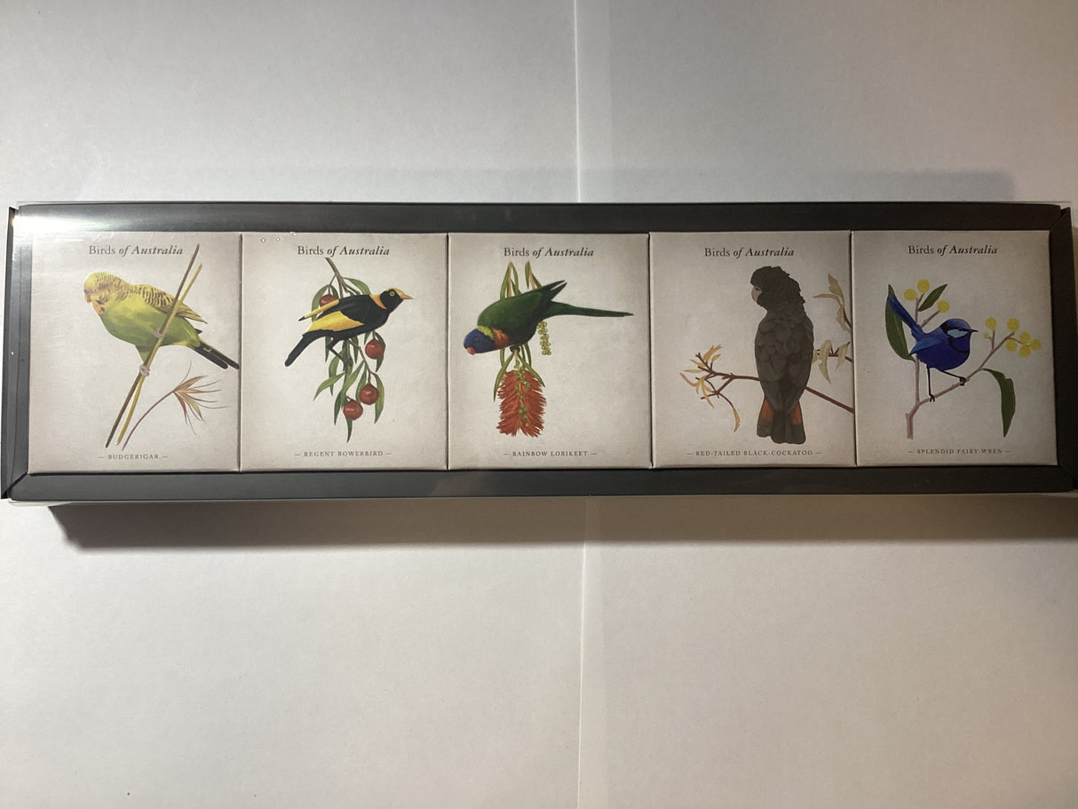 2013 Birds of Australia. 5 Coloured Silver Proof Coin Collection.