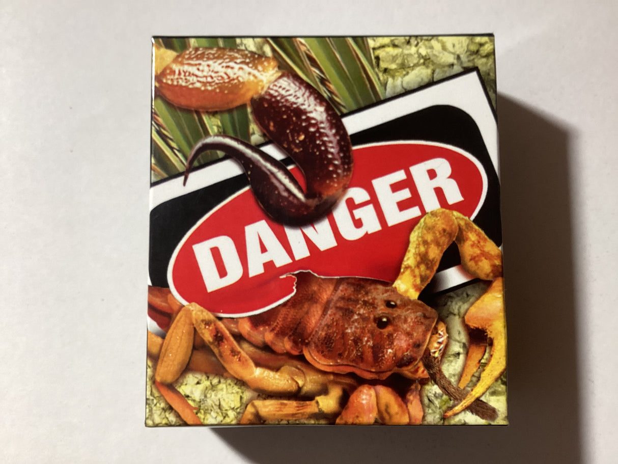 2014 $1 1oz Silver Proof Coin. Deadly and Dangerous. Spider-Hunting Scorpion.