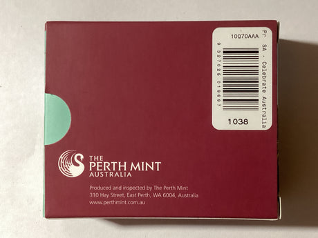 2010 $1 Celebrate Australia. South Australia. 1oz Silver Proof Coin.