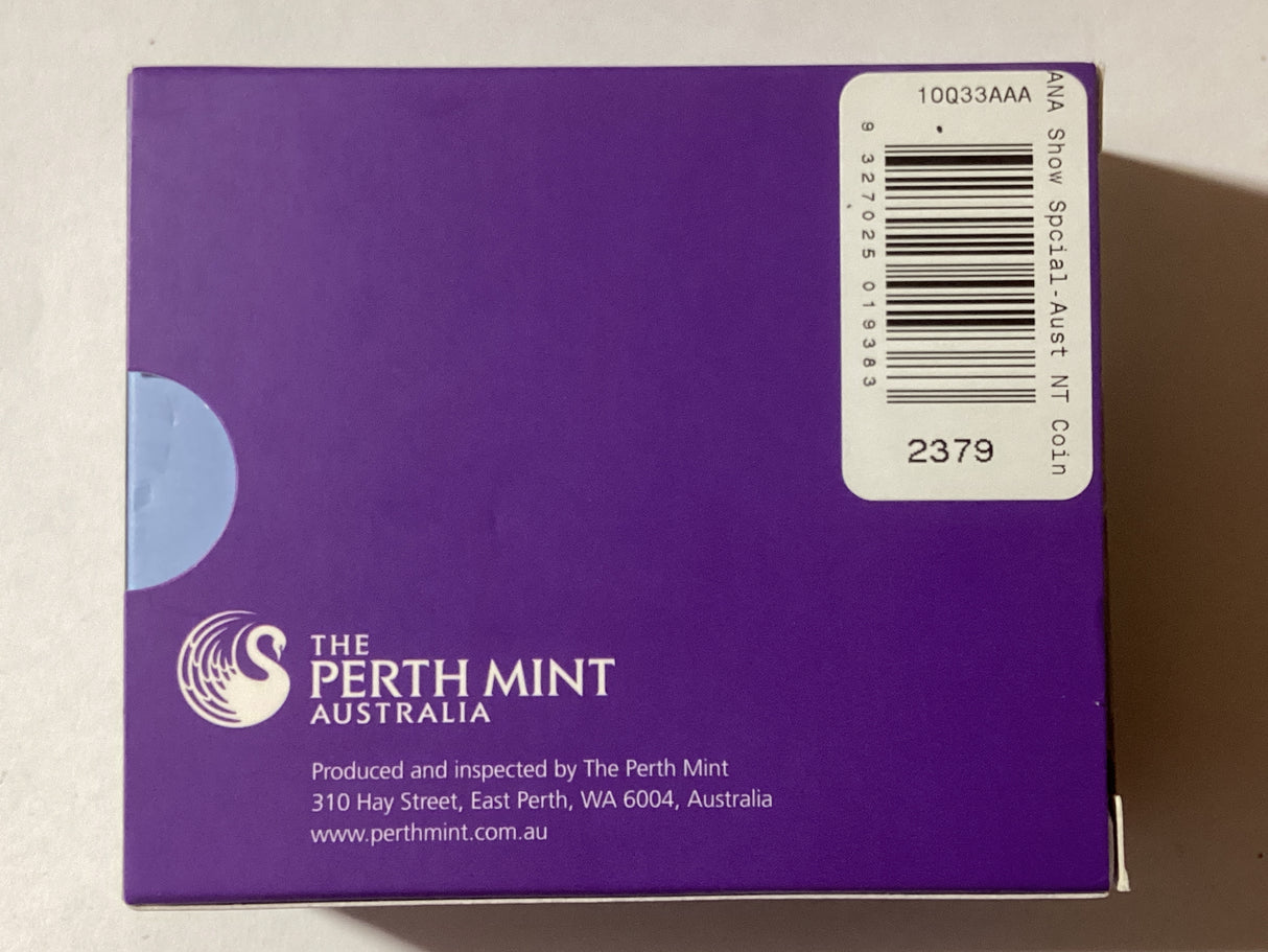 2010 $1 Celebrate Australia. Show Special. American Numismatic Association. Northern Territory.