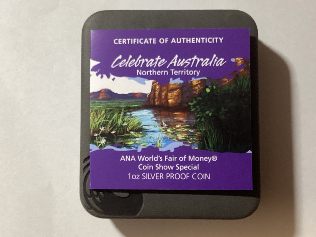 2010 $1 Celebrate Australia. Show Special. American Numismatic Association. Northern Territory.