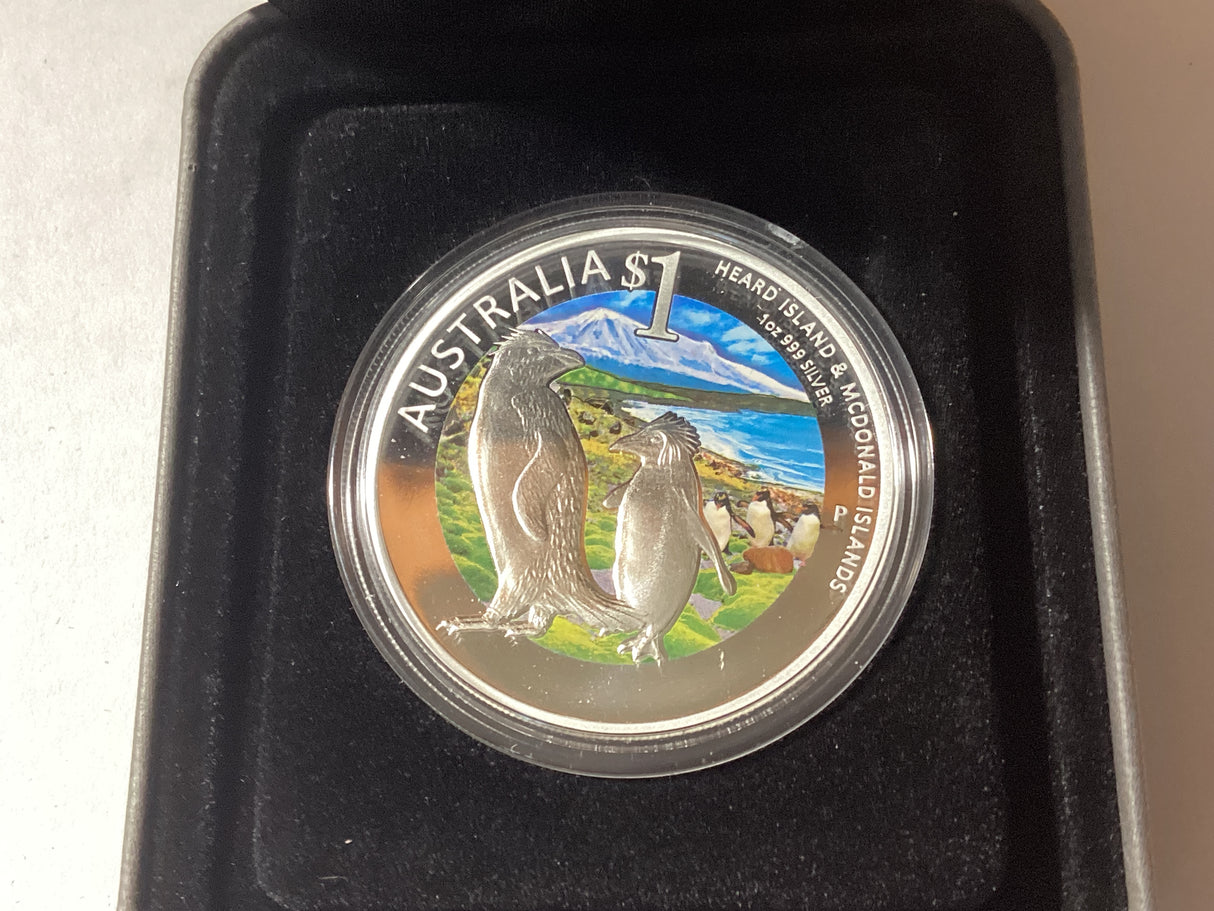 2011 $1 Celebrate Australia. Show Special. ANDA Melbourne. Heard Island & McDonald Islands.
