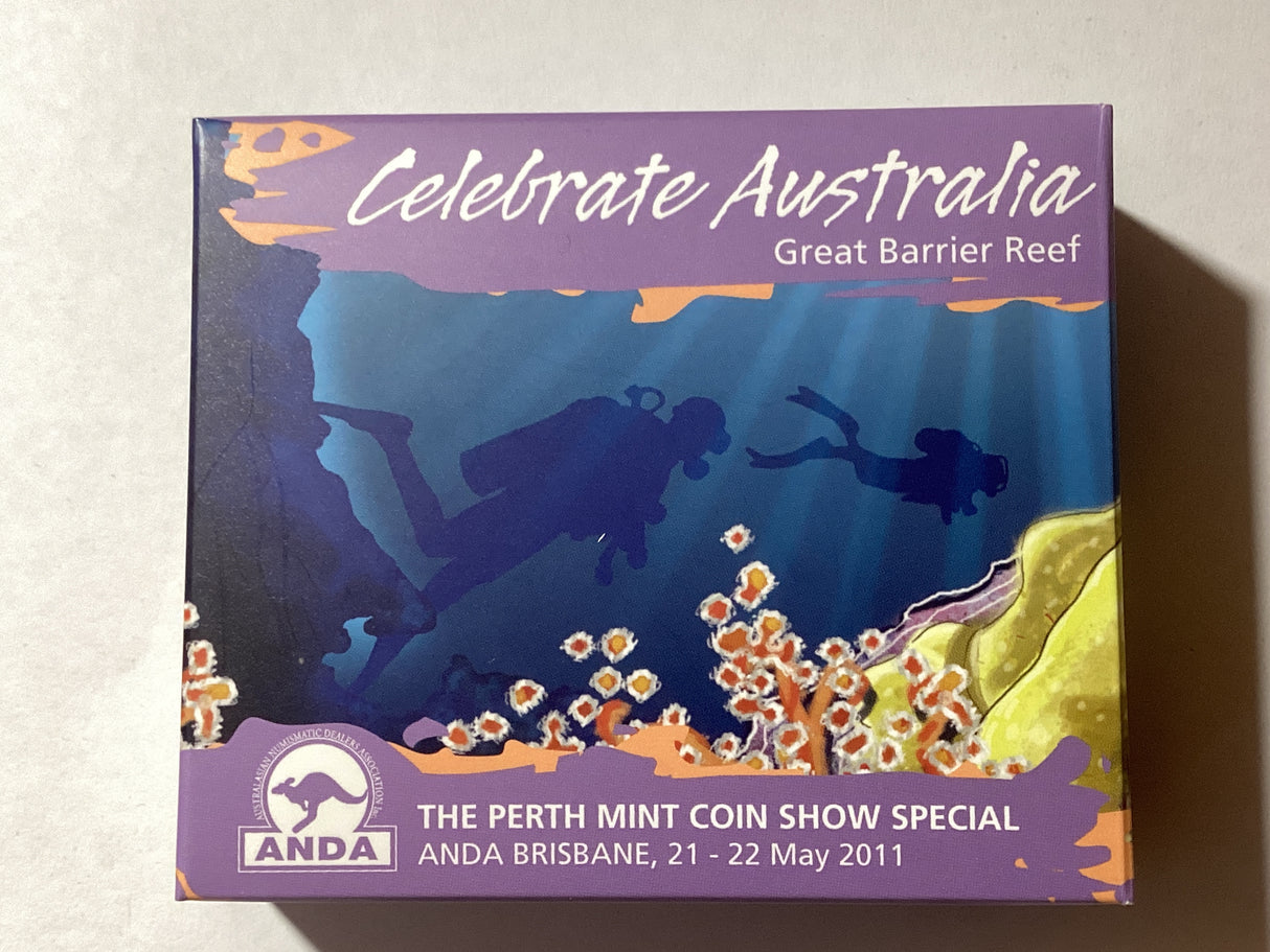 2011 $1 Celebrate Australia. Show Special. ANDA Brisbane. Great Barrier Reef.