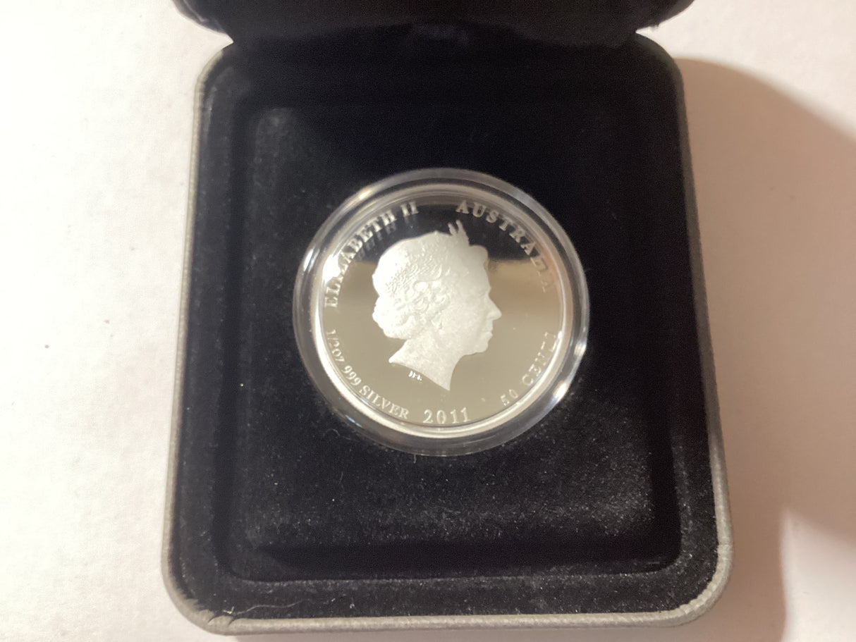 2011 50c 1/2oz Silver Proof Coin. Australian Sea Life II. The Reef. Starfish.