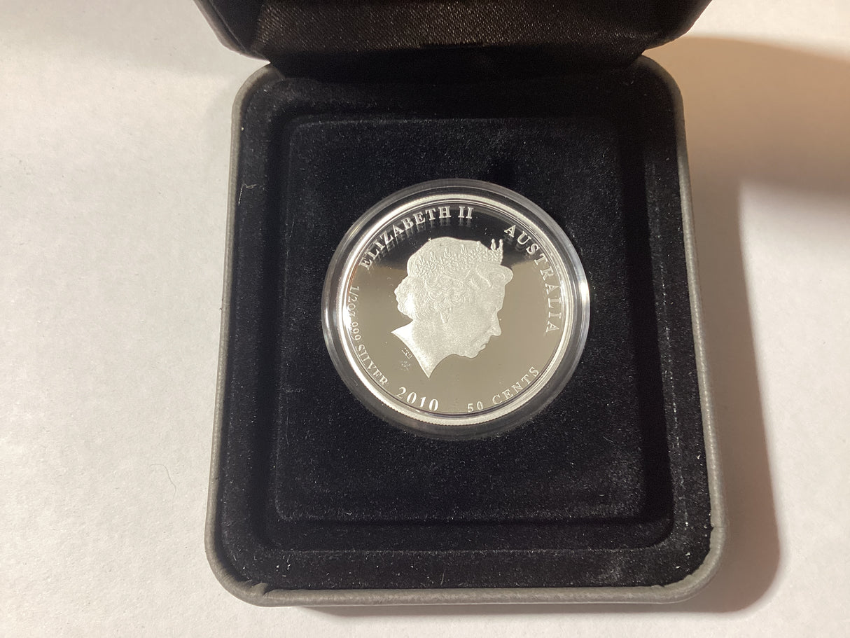 2010 50c 1/2oz Silver Proof Coin. Australian Bush Babies. Sugar Glider.