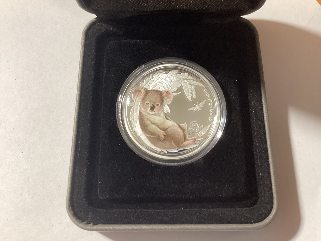 2011 50c 1/2oz Silver Proof Coin. Australian Bush Babies. Koala.