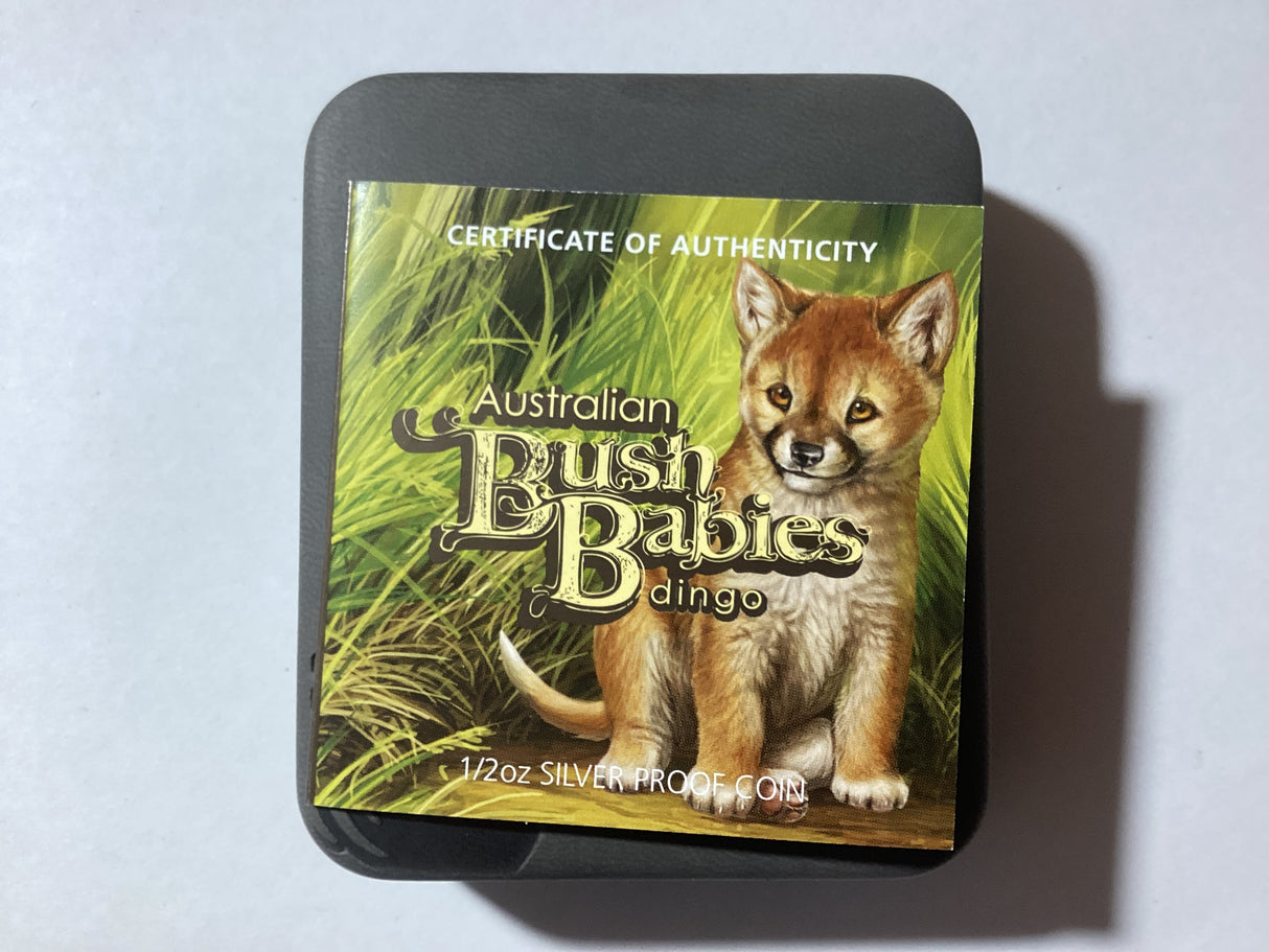 2011 50c 1/2oz Silver Proof Coin. Australian Bush Babies. Dingo.