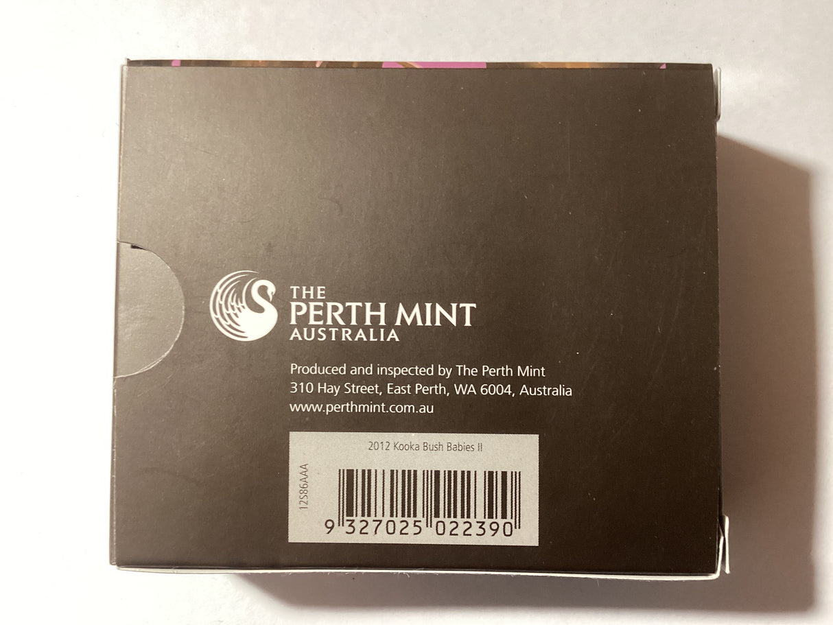 2012 1/2oz Silver Proof Coin. Australian Bush Babies II. Kookaburra.