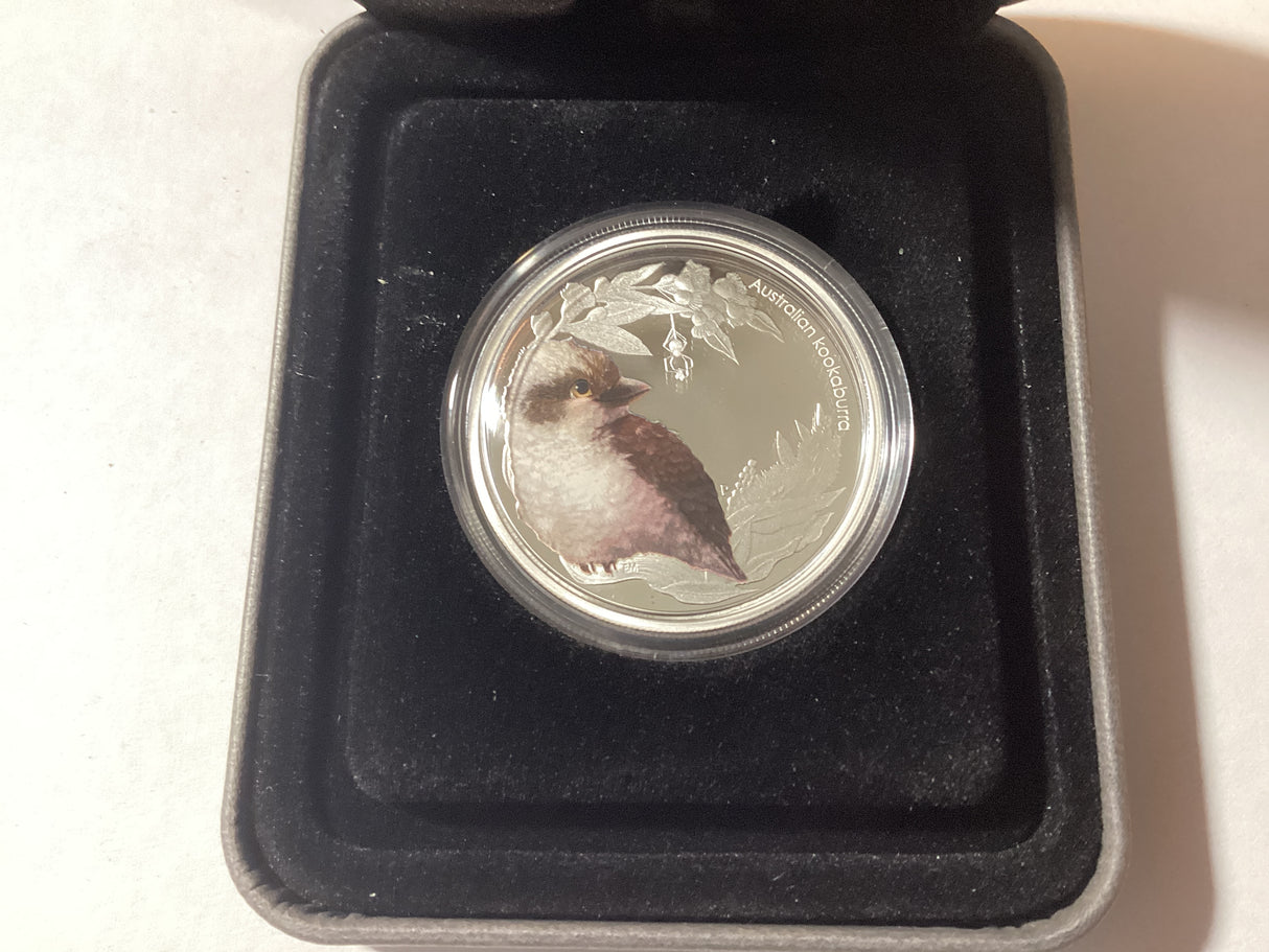 2012 1/2oz Silver Proof Coin. Australian Bush Babies II. Kookaburra.