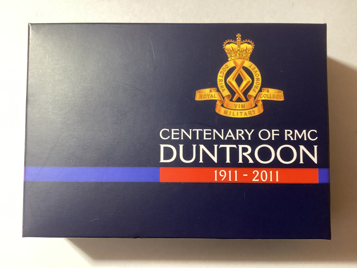 2011 Centenary of RMC Duntroon 1911-2011. 1oz Silver Proof Coin & Badge Set.