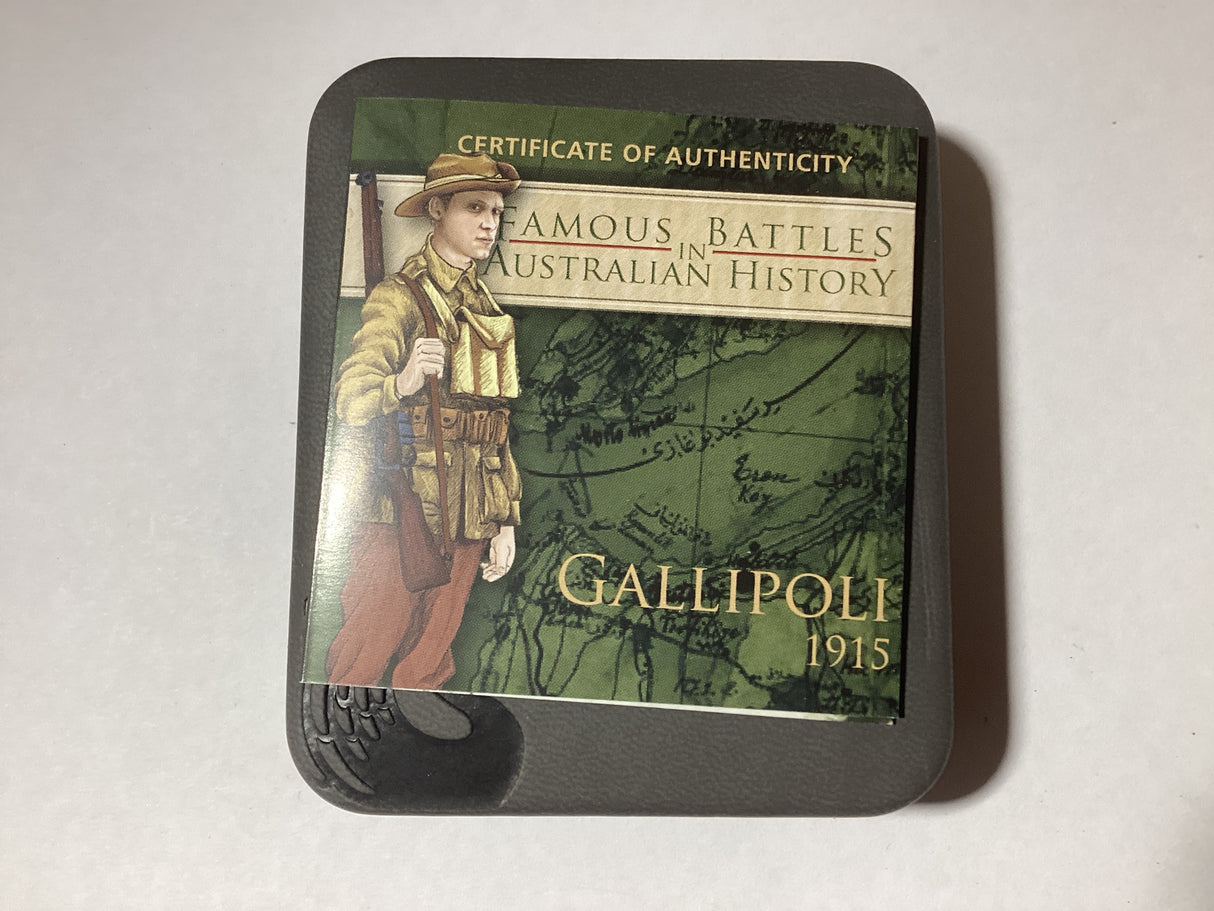 2011 $1 Famous Battles in Australian History. Gallipoli. 1oz Silver Proof Coin.