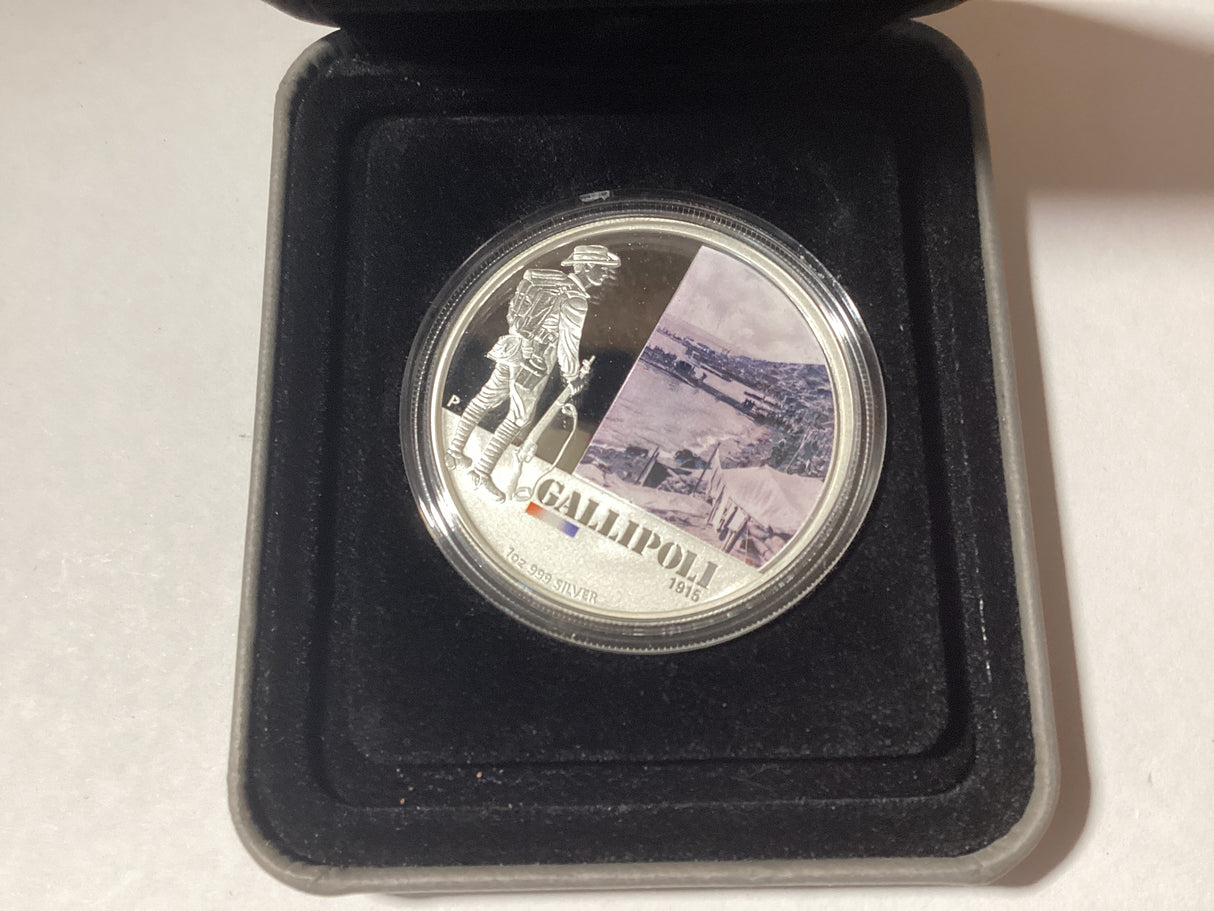 2011 $1 Famous Battles in Australian History. Gallipoli. 1oz Silver Proof Coin.