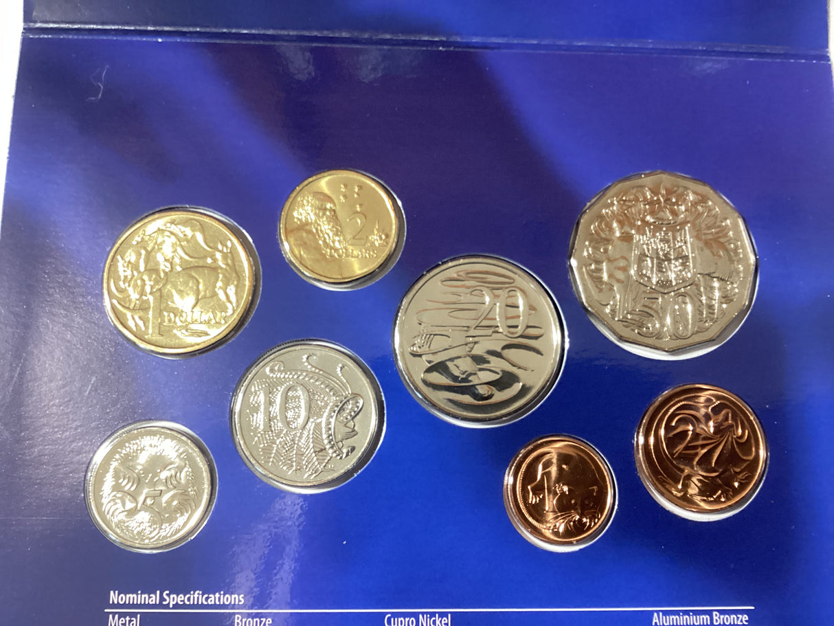 2006 Australian Uncirculated Set. 40 Years of Decimal Currency. World Money Fair Special Release.