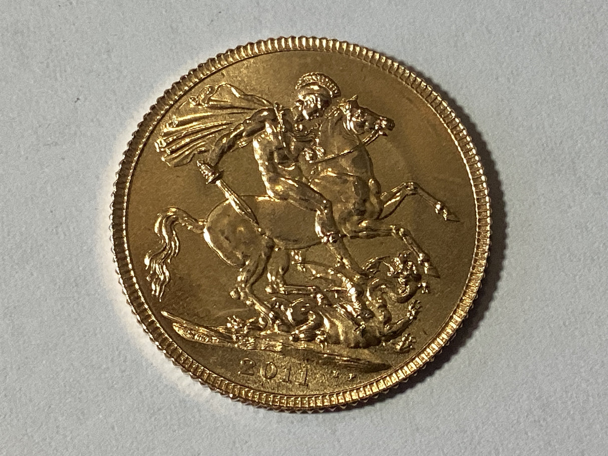 2011 Brilliant Uncirculated. United Kingdom. Sovereign.