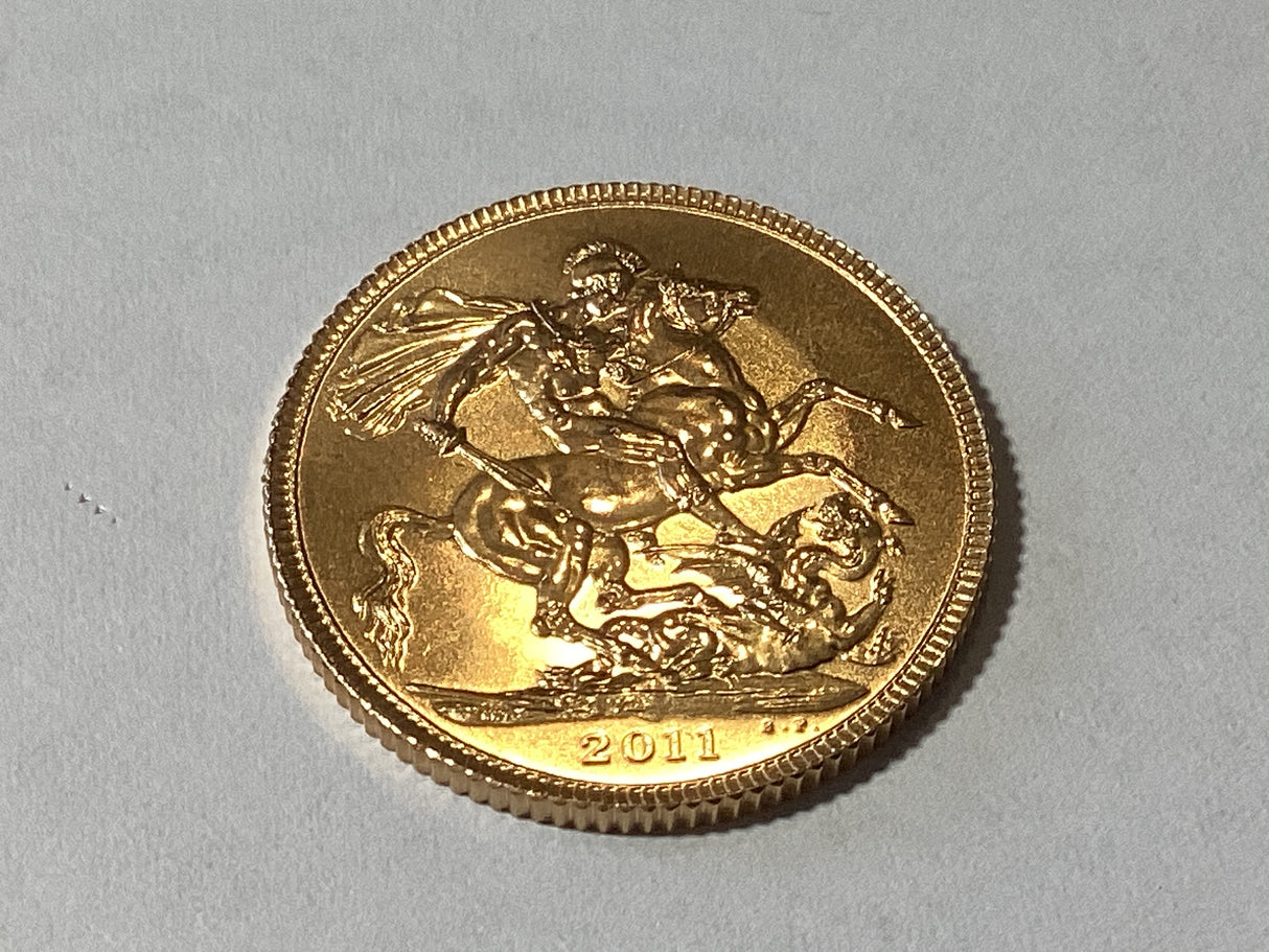 2011 Brilliant Uncirculated. United Kingdom. Sovereign.