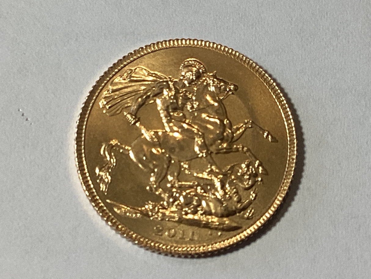 2011 Brilliant Uncirculated. United Kingdom. Sovereign.