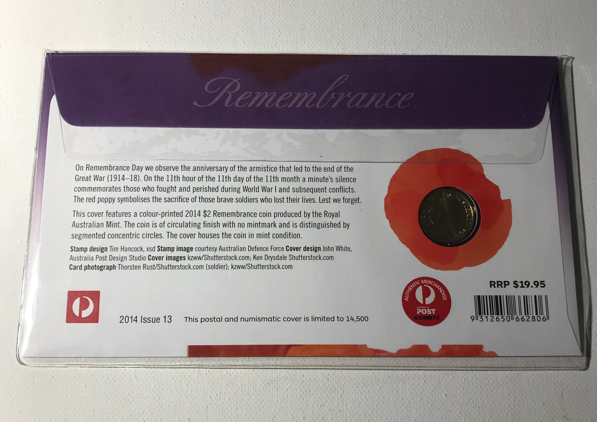 2014 $2 PNC Green Dove Remembrance.