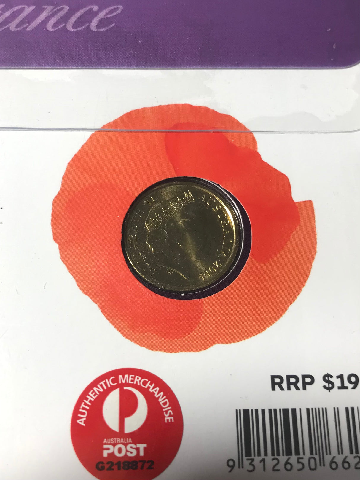 2014 $2 PNC Green Dove Remembrance.