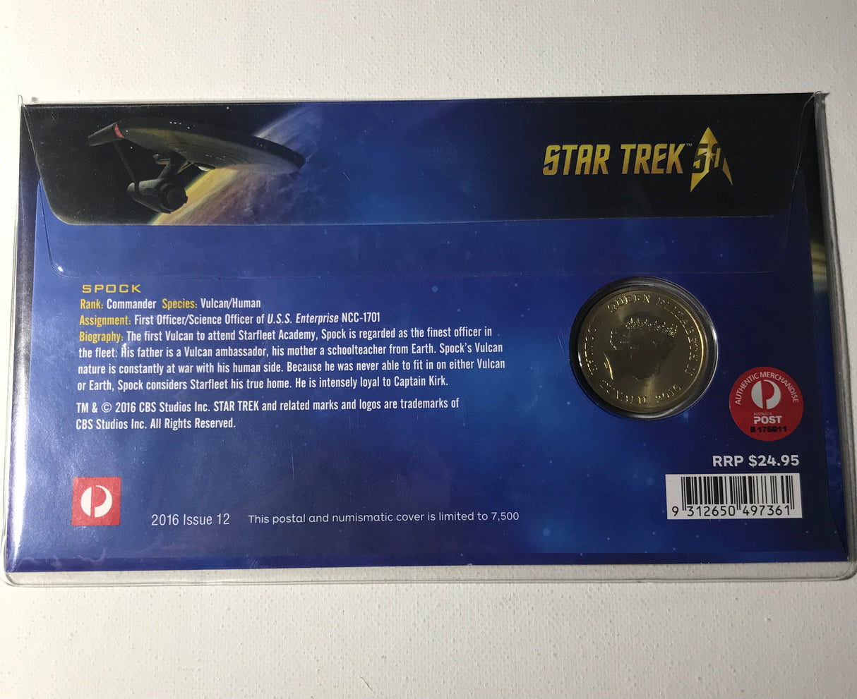 2016 PNC $1. Star Trek Spock.