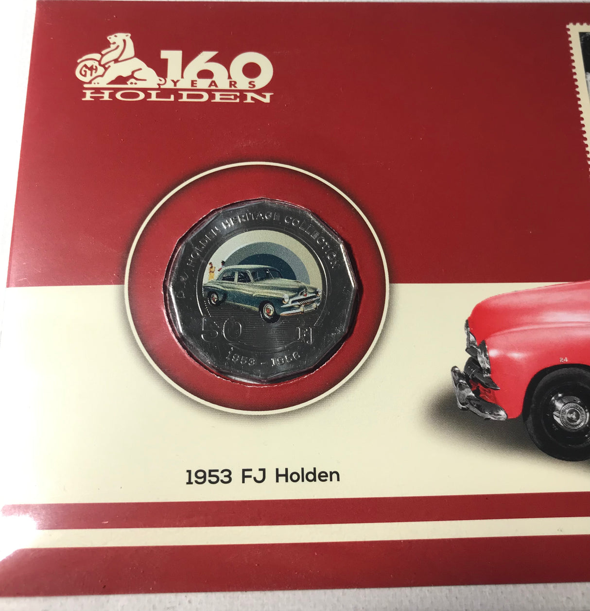 2016 50c PNC 1953 FJ Holden