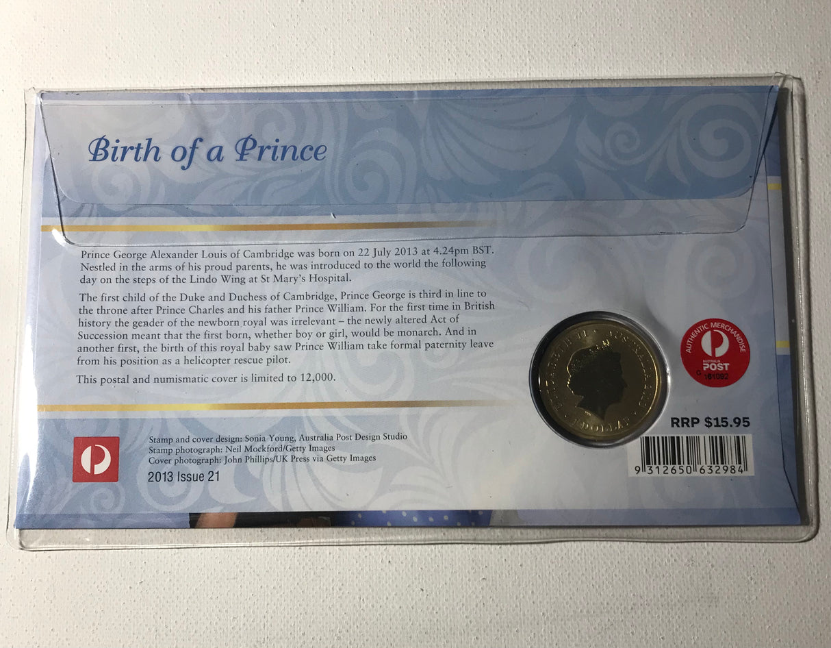 2013 $1 Birth of a Prince PNC