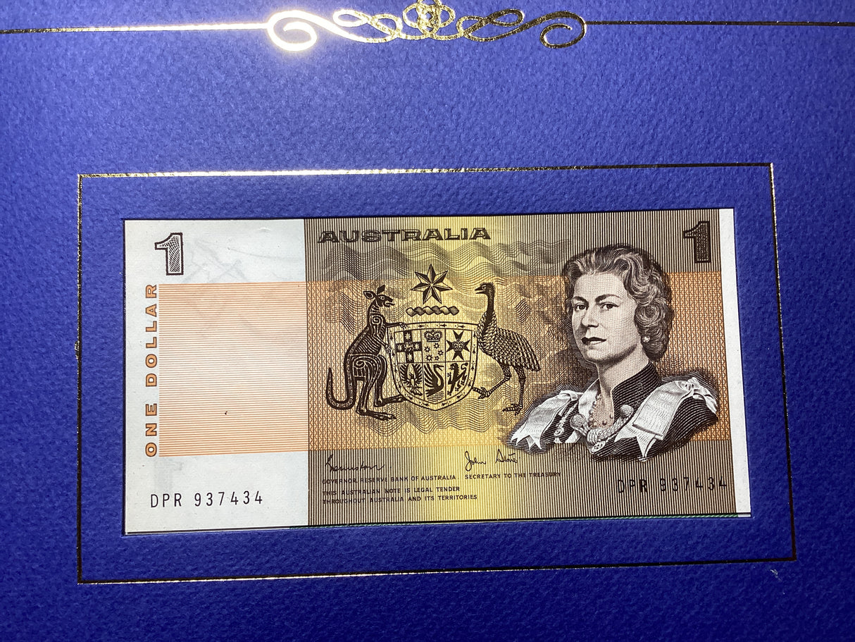 1991 25 Years of Decimal Currency Coin Set and Decimal Note Folder. 1000 made.