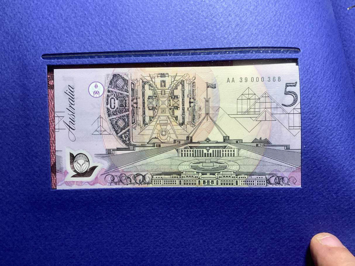 1991 25 Years of Decimal Currency Coin Set and Decimal Note Folder. 1000 made.