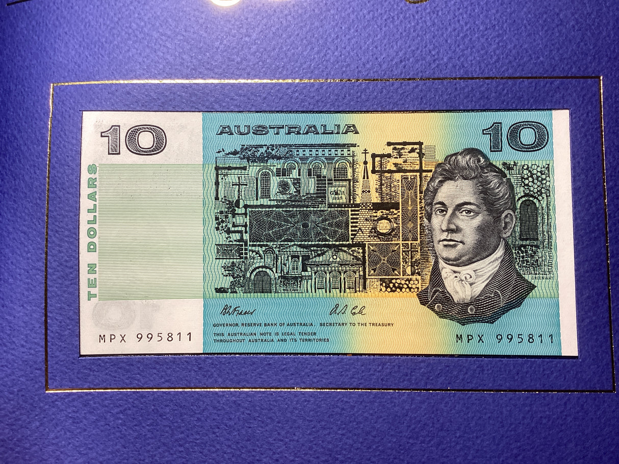 1991 25 Years of Decimal Currency Coin Set and Decimal Note Folder. 1000 made.