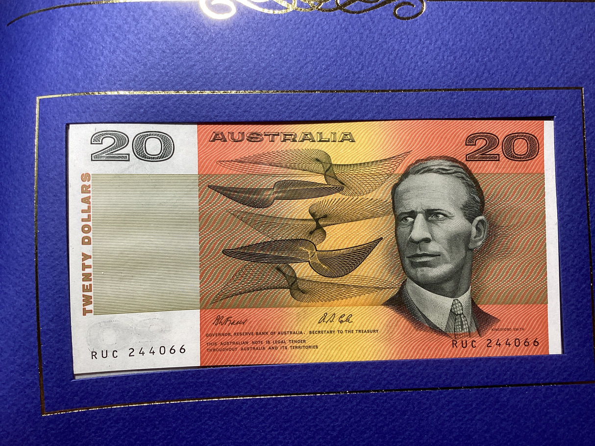 1991 25 Years of Decimal Currency Coin Set and Decimal Note Folder. 1000 made.
