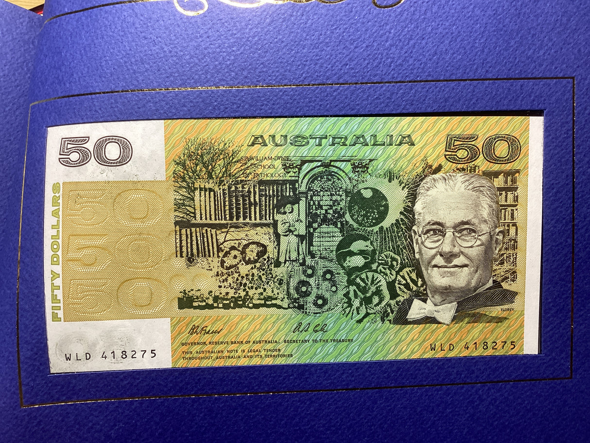 1991 25 Years of Decimal Currency Coin Set and Decimal Note Folder. 1000 made.