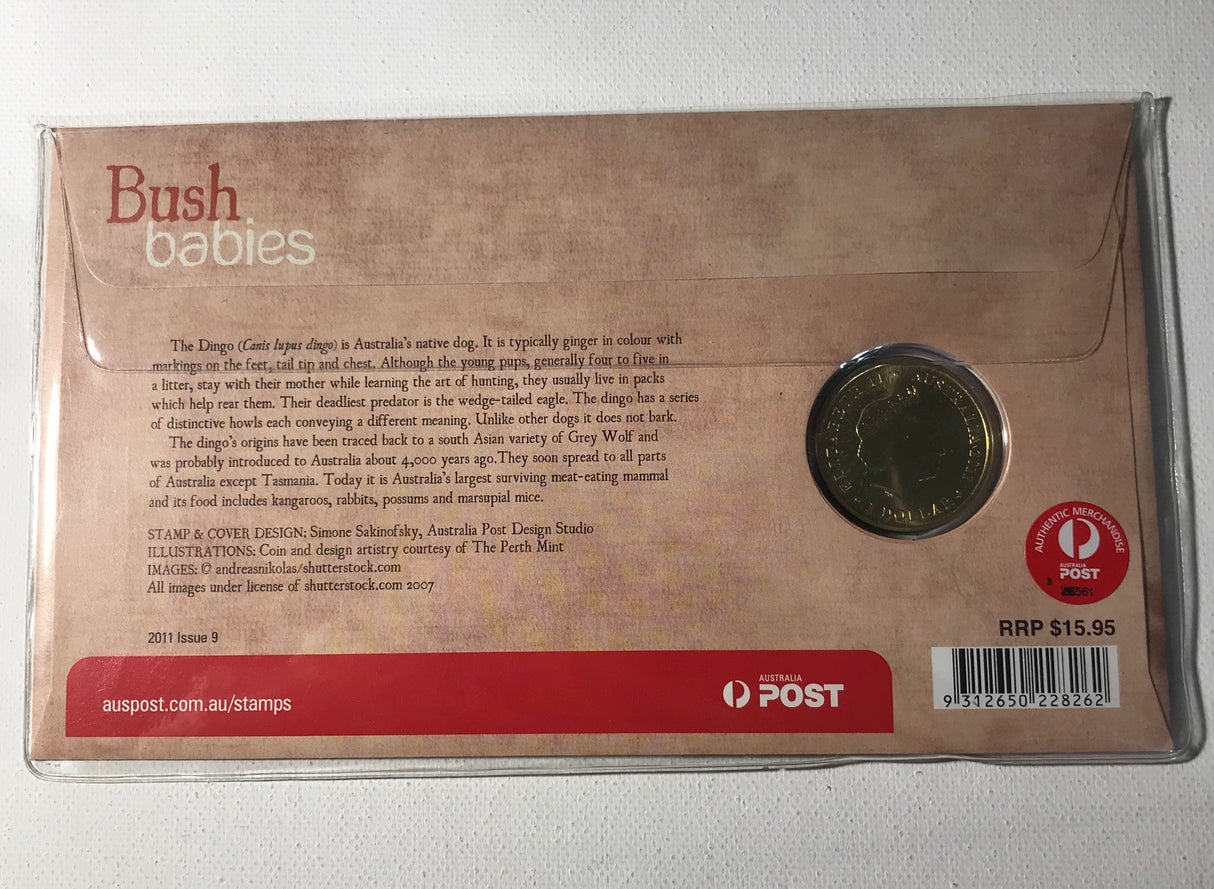 2011 $1 Bush Babies Dingo PNC