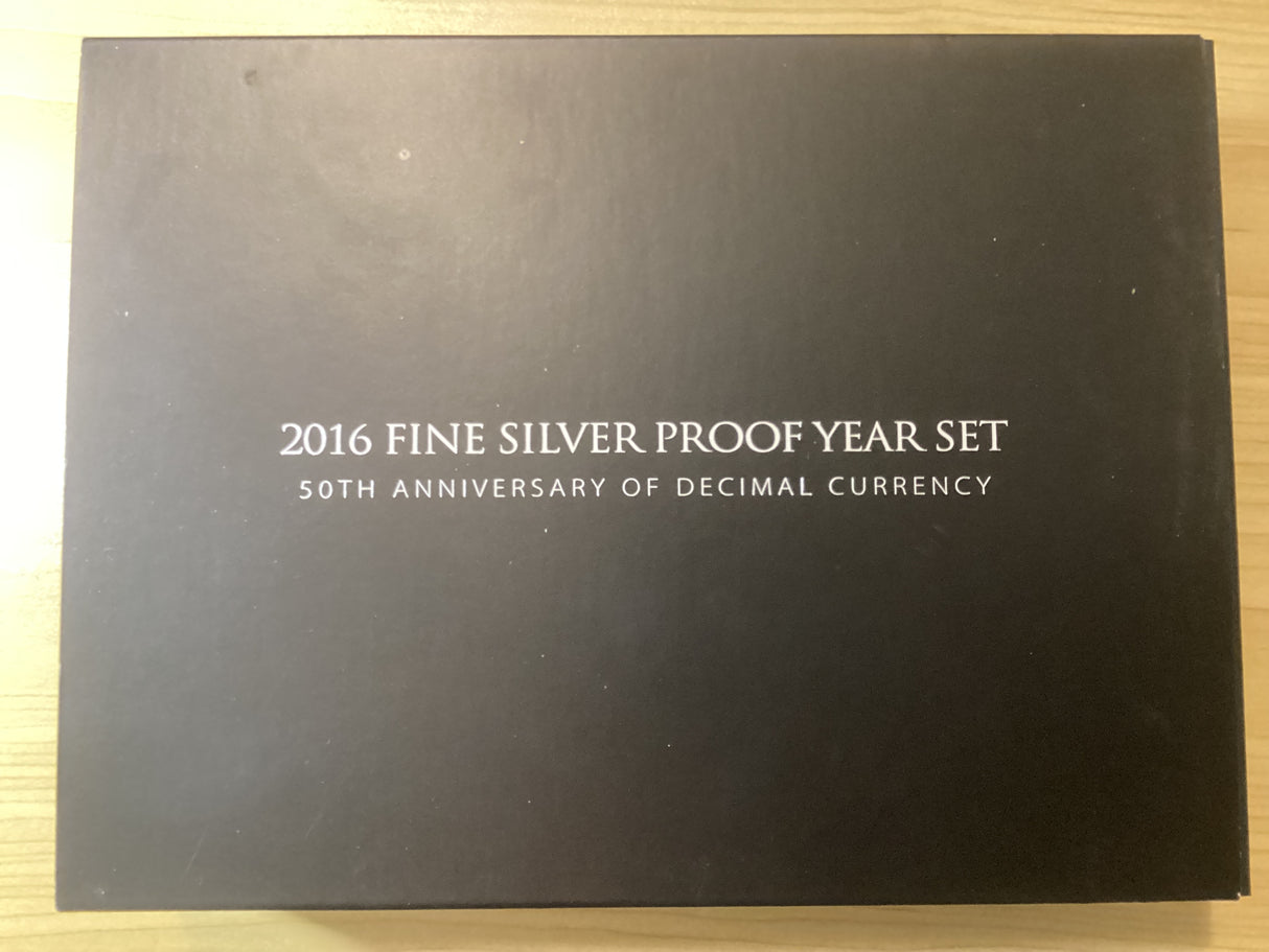 2016 Fine Silver Proof Year Set. 50th Anniversary of Decimal Currency.