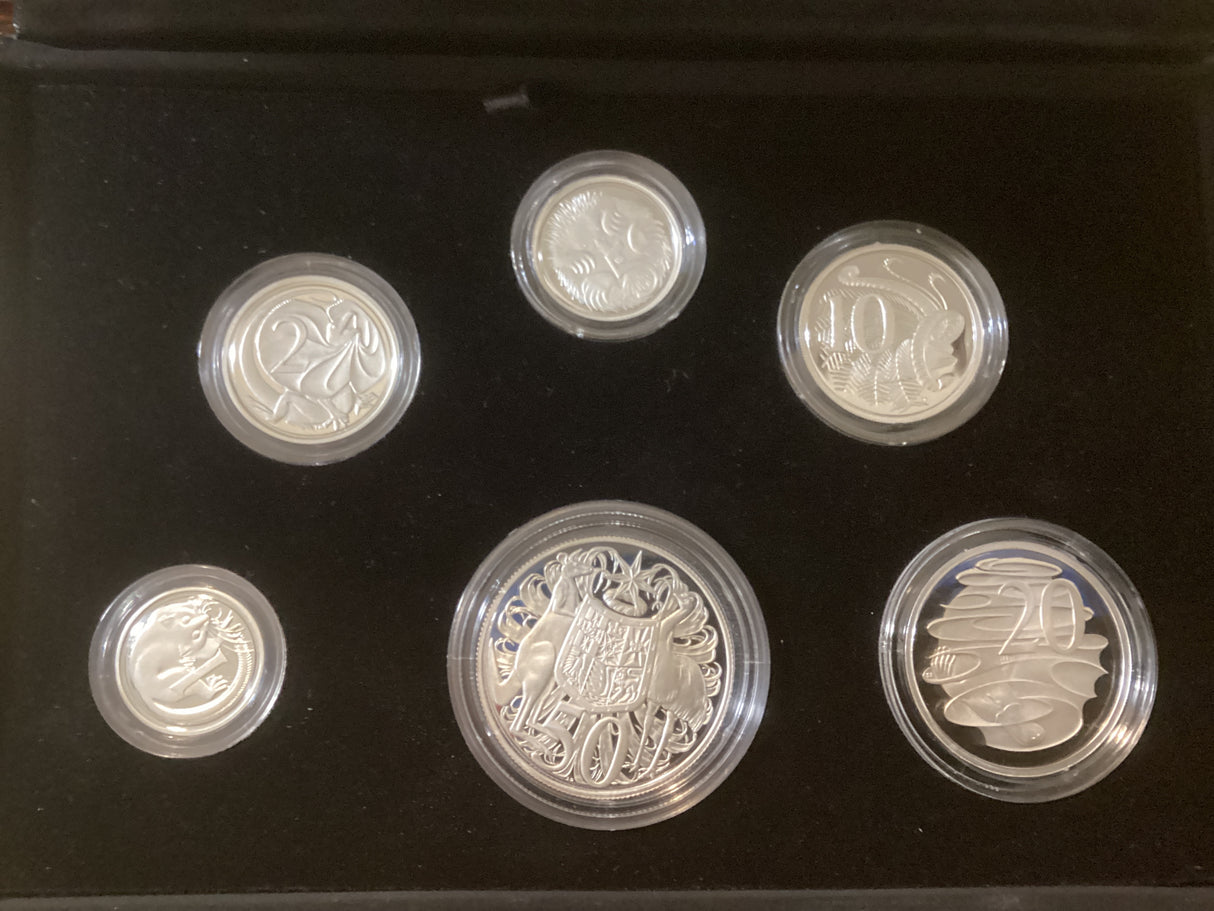 2016 Fine Silver Proof Year Set. 50th Anniversary of Decimal Currency.