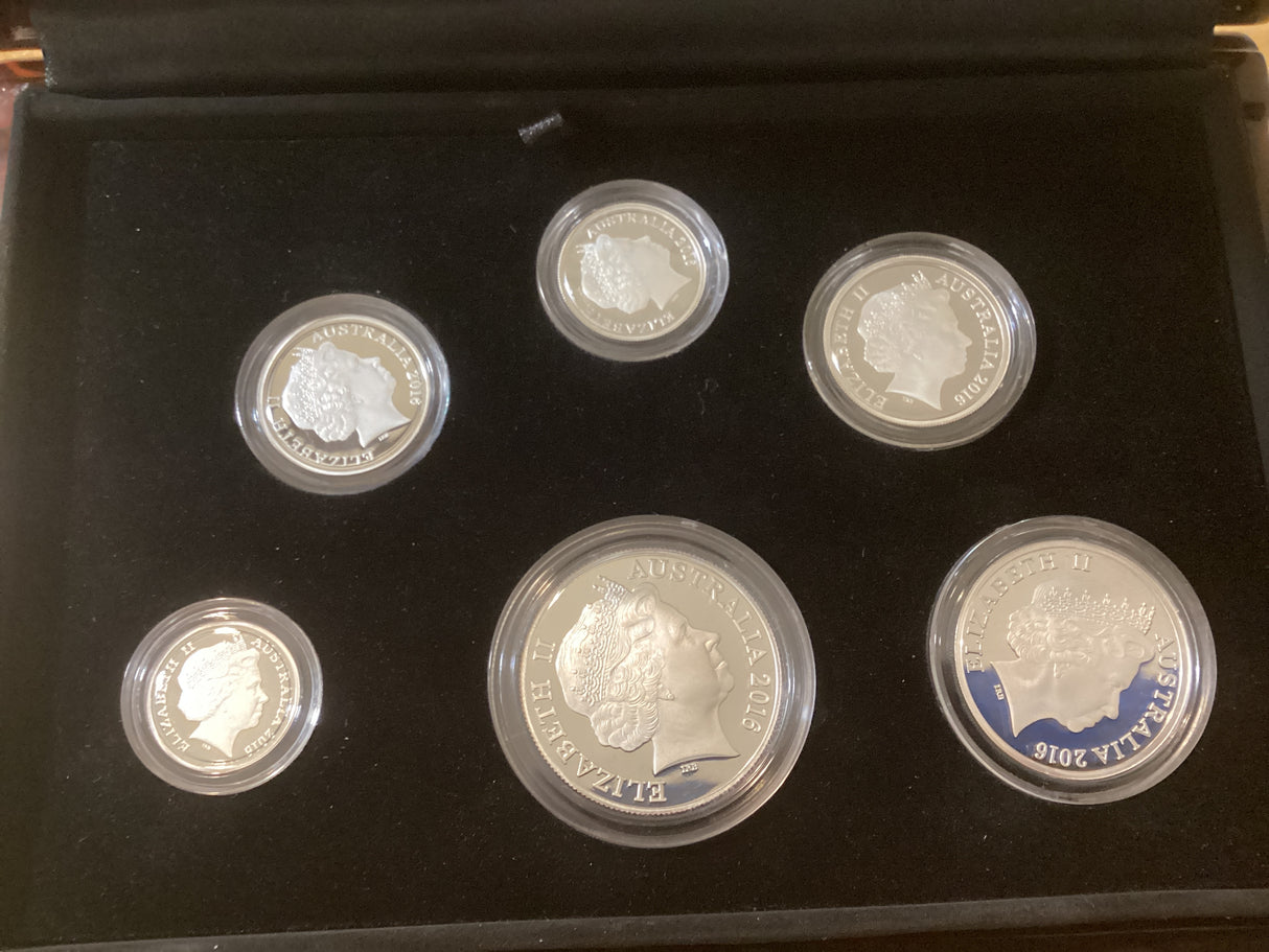 2016 Fine Silver Proof Year Set. 50th Anniversary of Decimal Currency.
