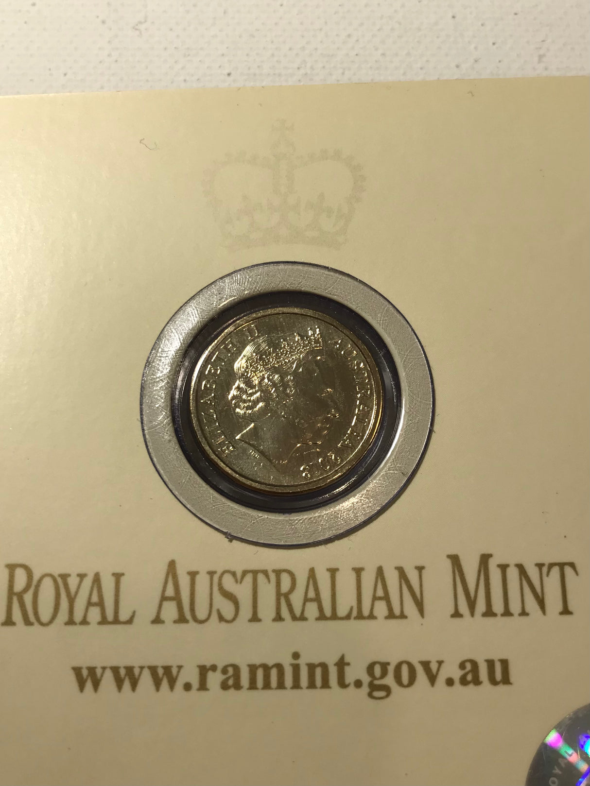 2013 $2 Coronation 'C' Mintmark Carded Coin