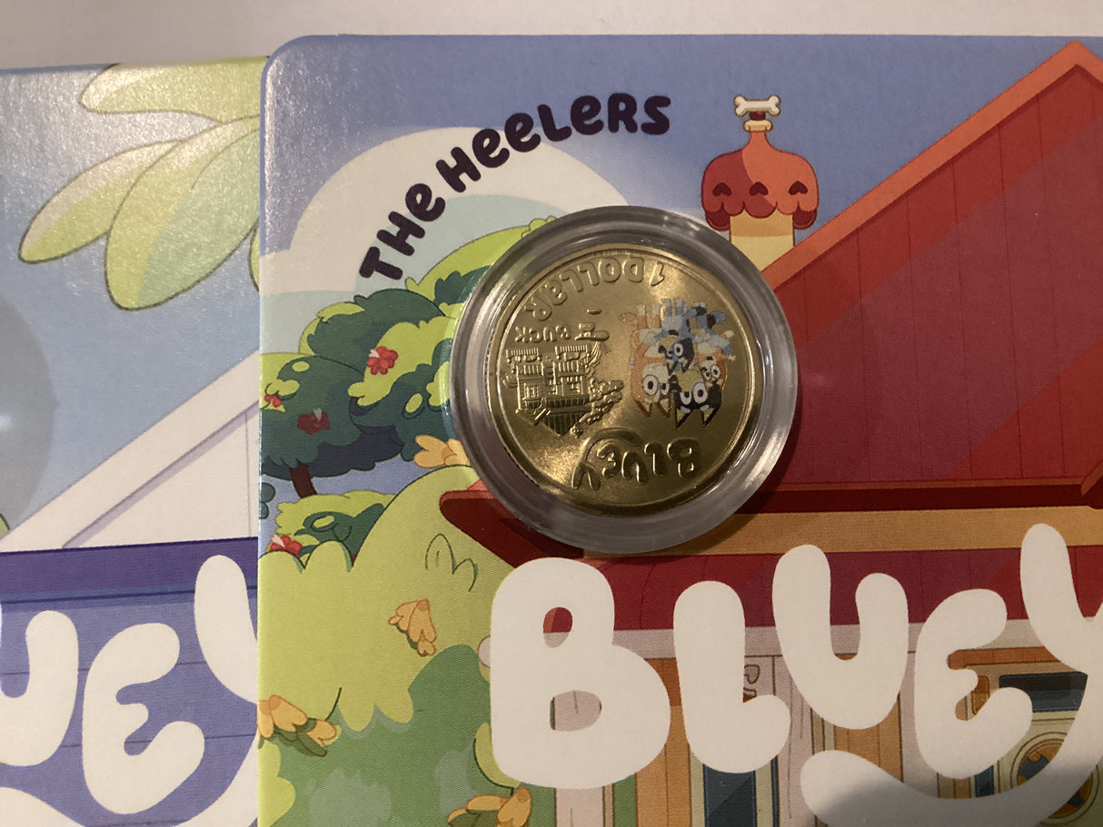 2024 Bluey $1 Coloured Three Coin Collection