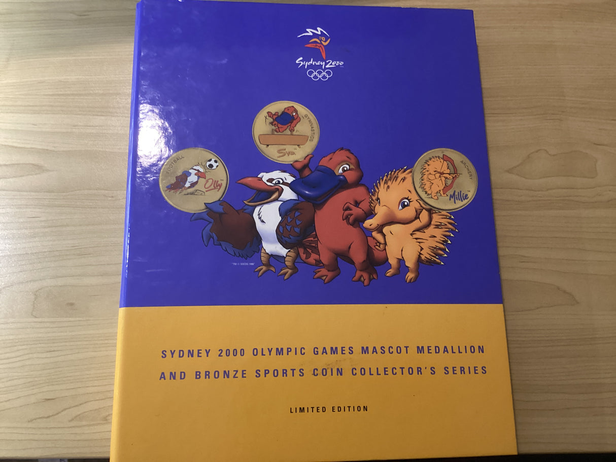 2000 Sydney Olympic Games. Mascot Medallion Series in Folder