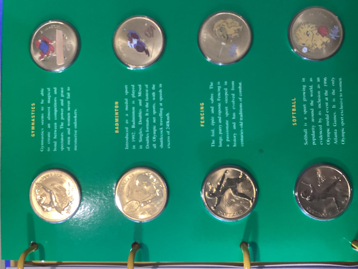 2000 Sydney Olympic Games. Mascot Medallion Series in Folder