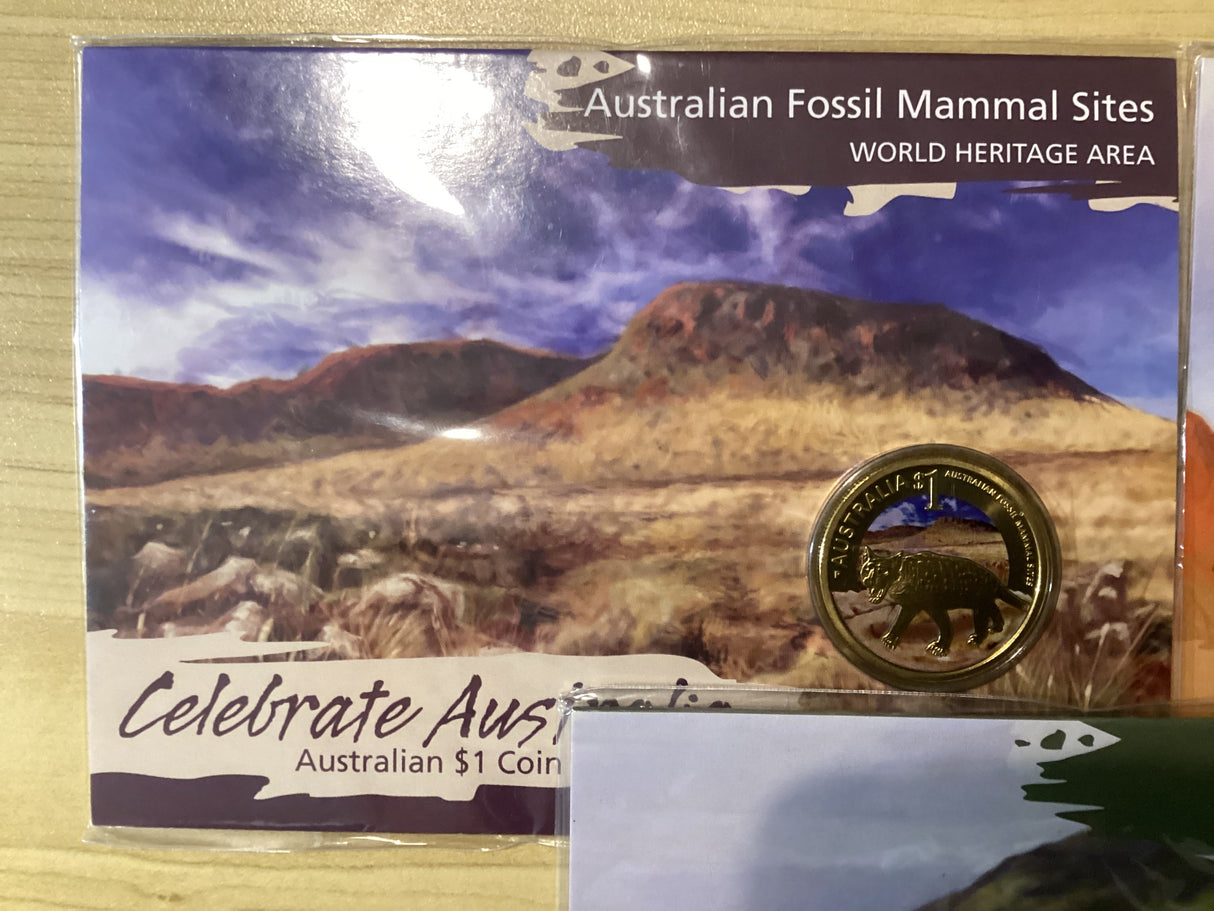 2011 $1 World Heritage Set of 5 Carded Coins