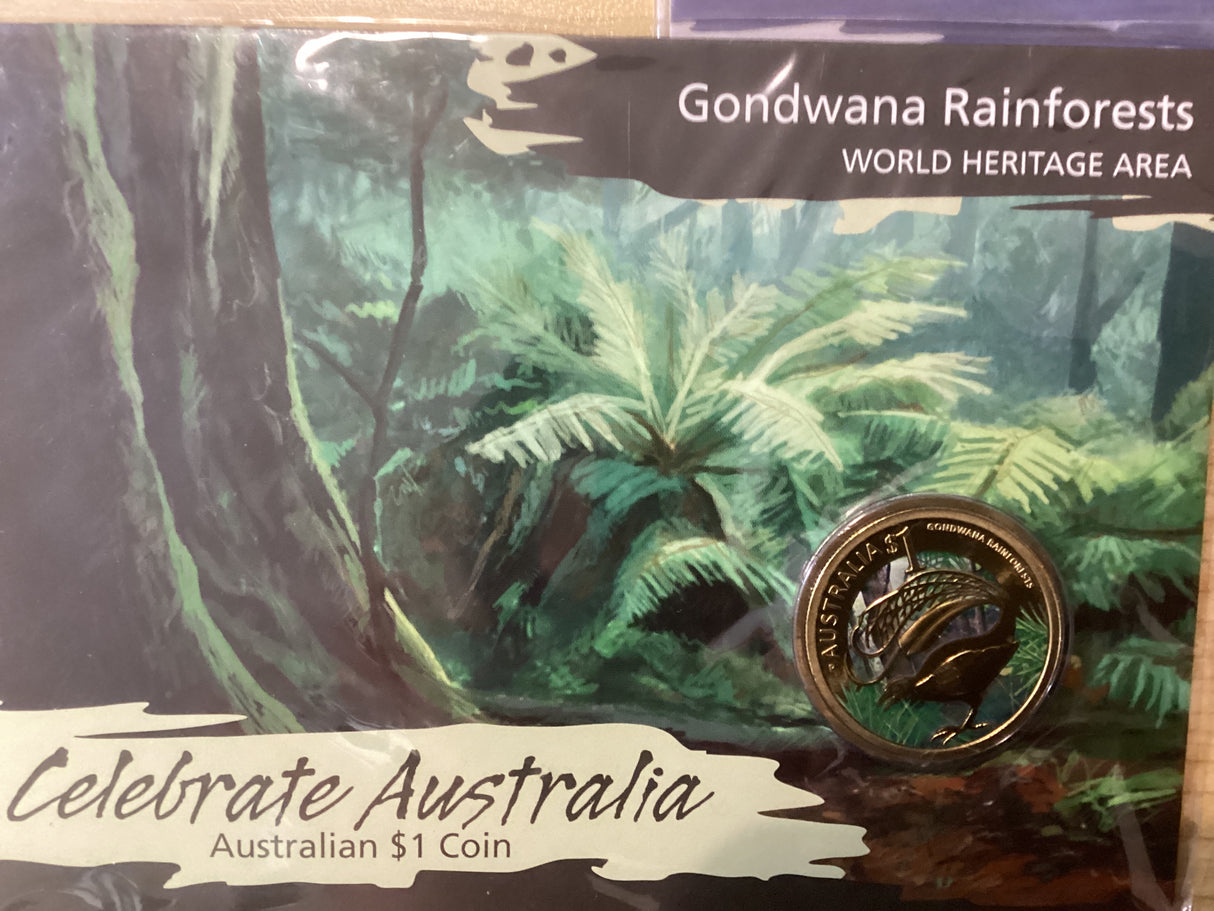 2011 $1 World Heritage Set of 5 Carded Coins