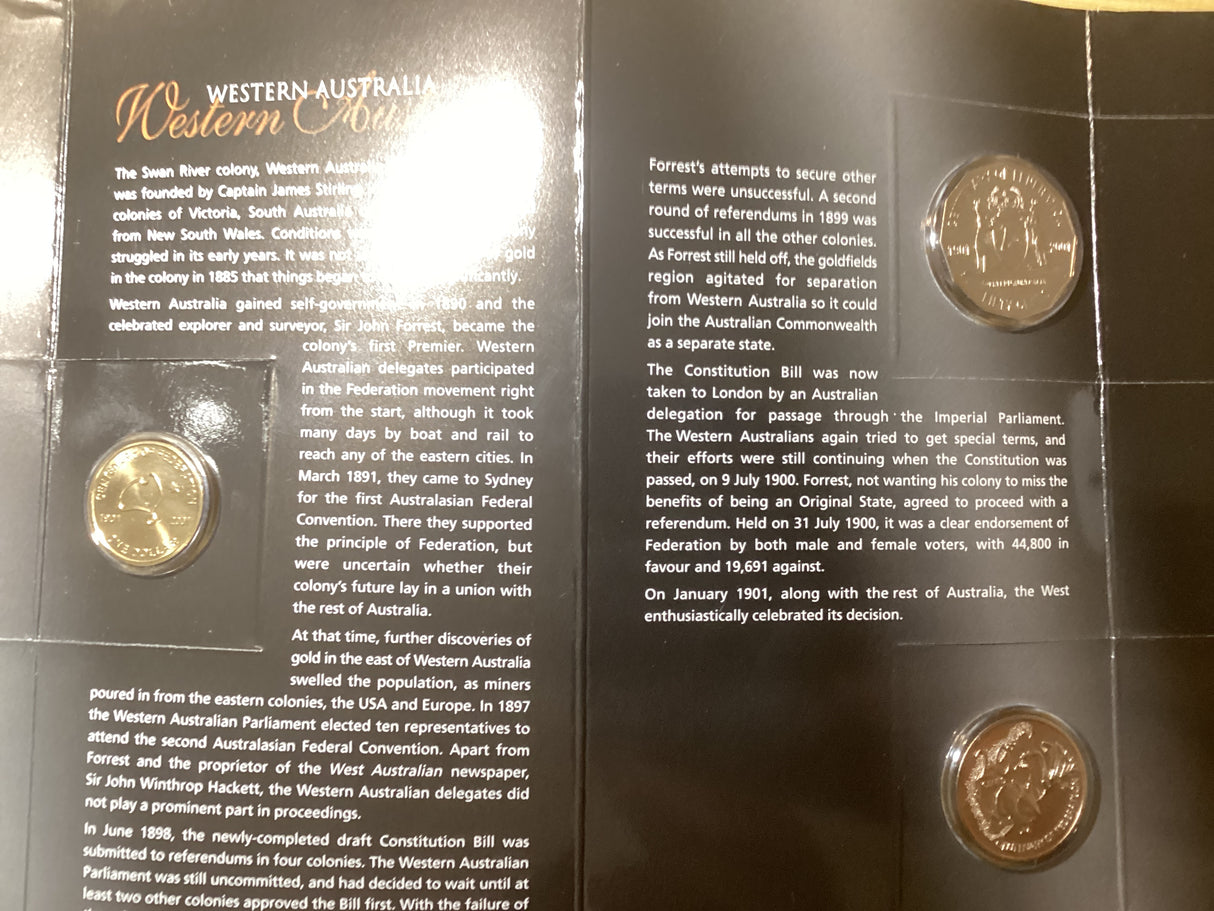 2001 State Series Uncirculated Coins. Full Set of 9