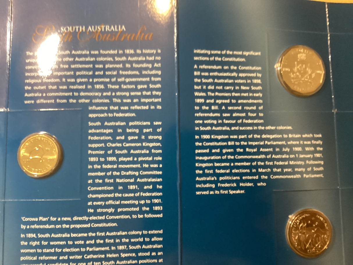 2001 State Series Uncirculated Coins. Full Set of 9